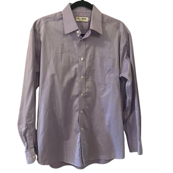 Marks & Spencer Lilac Purple Button Down Shirt 15.5" - Picture 7 of 7